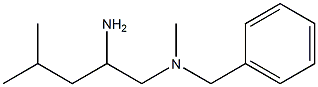 (2-amino-4-methylpentyl)(benzyl)methylamine Structure