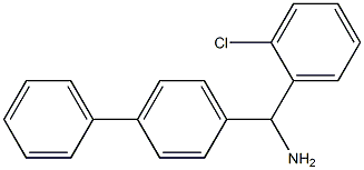 (2-chlorophenyl)(4-phenylphenyl)methanamine 구조식 이미지