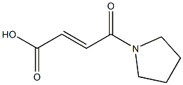 (2E)-4-oxo-4-pyrrolidin-1-ylbut-2-enoic acid 구조식 이미지
