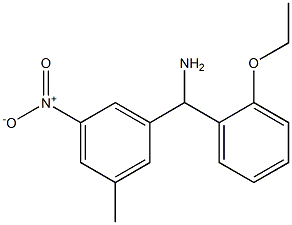 (2-ethoxyphenyl)(3-methyl-5-nitrophenyl)methanamine 구조식 이미지