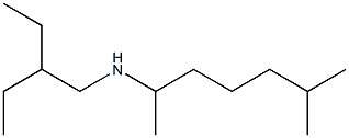 (2-ethylbutyl)(6-methylheptan-2-yl)amine Structure