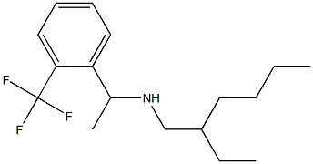 (2-ethylhexyl)({1-[2-(trifluoromethyl)phenyl]ethyl})amine 구조식 이미지