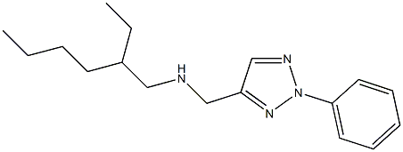 (2-ethylhexyl)[(2-phenyl-2H-1,2,3-triazol-4-yl)methyl]amine 구조식 이미지