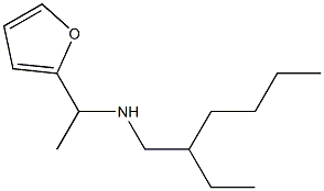 (2-ethylhexyl)[1-(furan-2-yl)ethyl]amine Structure