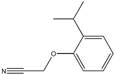 (2-isopropylphenoxy)acetonitrile 구조식 이미지