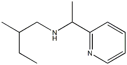 (2-methylbutyl)[1-(pyridin-2-yl)ethyl]amine Structure