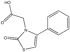 (2-oxo-4-phenyl-1,3-thiazol-3(2H)-yl)acetic acid Structure