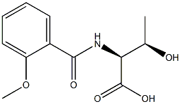 (2S,3R)-3-hydroxy-2-[(2-methoxybenzoyl)amino]butanoic acid Structure