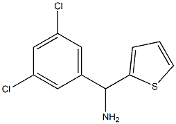 (3,5-dichlorophenyl)(thiophen-2-yl)methanamine 구조식 이미지