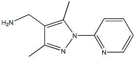 (3,5-dimethyl-1-pyridin-2-yl-1H-pyrazol-4-yl)methylamine Structure