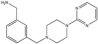 (3-{[4-(pyrimidin-2-yl)piperazin-1-yl]methyl}phenyl)methanamine Structure