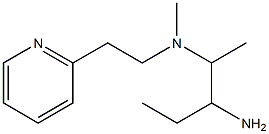 (3-aminopentan-2-yl)(methyl)[2-(pyridin-2-yl)ethyl]amine 구조식 이미지