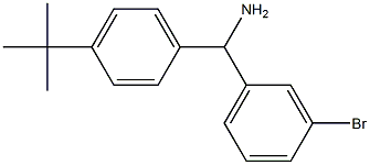 (3-bromophenyl)(4-tert-butylphenyl)methanamine Structure