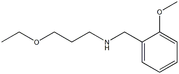 (3-ethoxypropyl)[(2-methoxyphenyl)methyl]amine 구조식 이미지