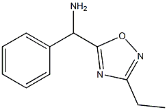 (3-ethyl-1,2,4-oxadiazol-5-yl)(phenyl)methanamine Structure