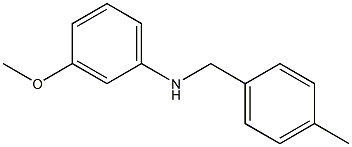 (3-methoxyphenyl)(4-methylphenyl)methylamine 구조식 이미지