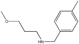 (3-methoxypropyl)[(4-methylphenyl)methyl]amine 구조식 이미지