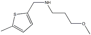 (3-methoxypropyl)[(5-methylthiophen-2-yl)methyl]amine Structure