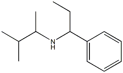 (3-methylbutan-2-yl)(1-phenylpropyl)amine Structure