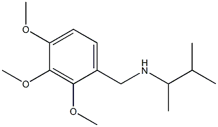 (3-methylbutan-2-yl)[(2,3,4-trimethoxyphenyl)methyl]amine Structure