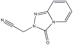 (3-oxo[1,2,4]triazolo[4,3-a]pyridin-2(3H)-yl)acetonitrile 구조식 이미지