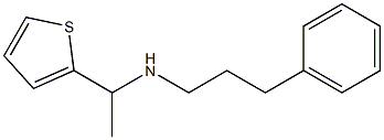 (3-phenylpropyl)[1-(thiophen-2-yl)ethyl]amine Structure
