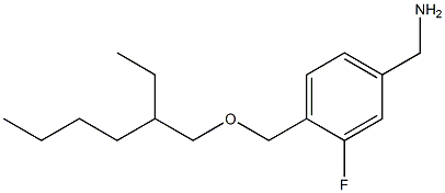 (4-{[(2-ethylhexyl)oxy]methyl}-3-fluorophenyl)methanamine 구조식 이미지