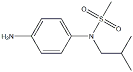 (4-aminophenyl)-N-(2-methylpropyl)methanesulfonamide Structure