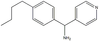 (4-butylphenyl)(pyridin-4-yl)methanamine Structure