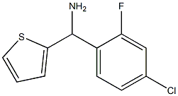 (4-chloro-2-fluorophenyl)(thiophen-2-yl)methanamine Structure