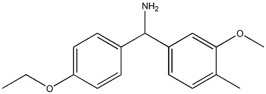 (4-ethoxyphenyl)(3-methoxy-4-methylphenyl)methanamine 구조식 이미지