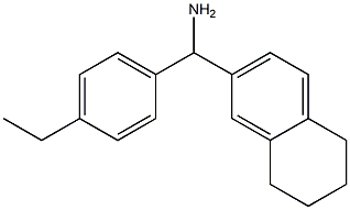 (4-ethylphenyl)(5,6,7,8-tetrahydronaphthalen-2-yl)methanamine 구조식 이미지