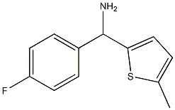 (4-fluorophenyl)(5-methylthiophen-2-yl)methanamine 구조식 이미지