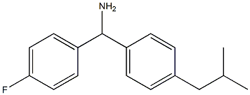 (4-fluorophenyl)[4-(2-methylpropyl)phenyl]methanamine Structure
