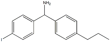 (4-iodophenyl)(4-propylphenyl)methanamine 구조식 이미지