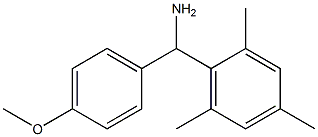 (4-methoxyphenyl)(2,4,6-trimethylphenyl)methanamine 구조식 이미지