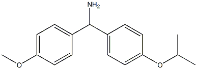 (4-methoxyphenyl)[4-(propan-2-yloxy)phenyl]methanamine 구조식 이미지