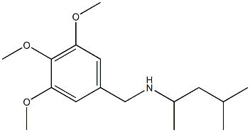 (4-methylpentan-2-yl)[(3,4,5-trimethoxyphenyl)methyl]amine Structure
