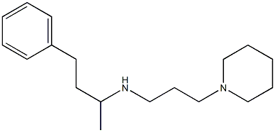 (4-phenylbutan-2-yl)[3-(piperidin-1-yl)propyl]amine Structure