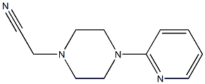 (4-pyridin-2-ylpiperazin-1-yl)acetonitrile 구조식 이미지