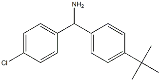 (4-tert-butylphenyl)(4-chlorophenyl)methanamine 구조식 이미지