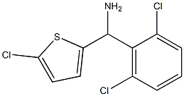 (5-chlorothiophen-2-yl)(2,6-dichlorophenyl)methanamine Structure