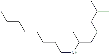 (6-methylheptan-2-yl)(octyl)amine Structure