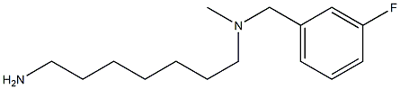 (7-aminoheptyl)[(3-fluorophenyl)methyl]methylamine 구조식 이미지