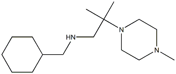 (cyclohexylmethyl)[2-methyl-2-(4-methylpiperazin-1-yl)propyl]amine 구조식 이미지