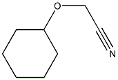 (cyclohexyloxy)acetonitrile Structure