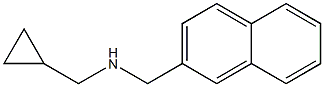 (cyclopropylmethyl)(naphthalen-2-ylmethyl)amine Structure