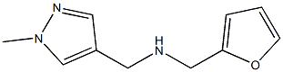 (furan-2-ylmethyl)[(1-methyl-1H-pyrazol-4-yl)methyl]amine Structure