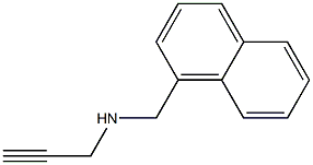 (naphthalen-1-ylmethyl)(prop-2-yn-1-yl)amine 구조식 이미지