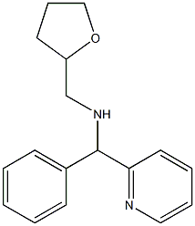 (oxolan-2-ylmethyl)[phenyl(pyridin-2-yl)methyl]amine Structure